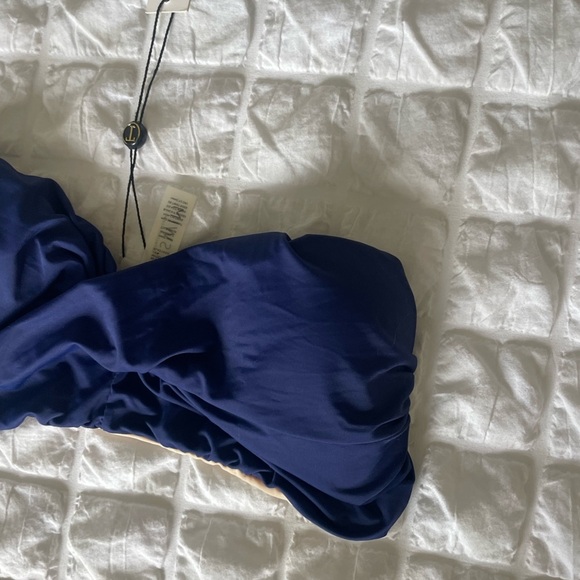 Tart Swim Navy bandeau swim top - Picture 2 of 7